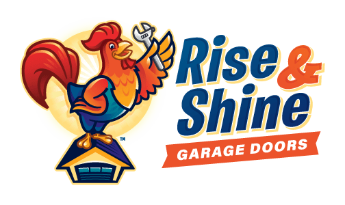 Rise & Shine Garage Doors Logo