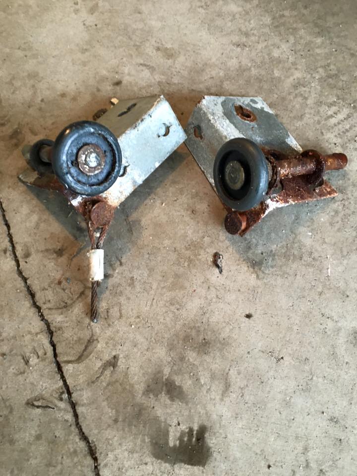 Rusted Cables and Brackets